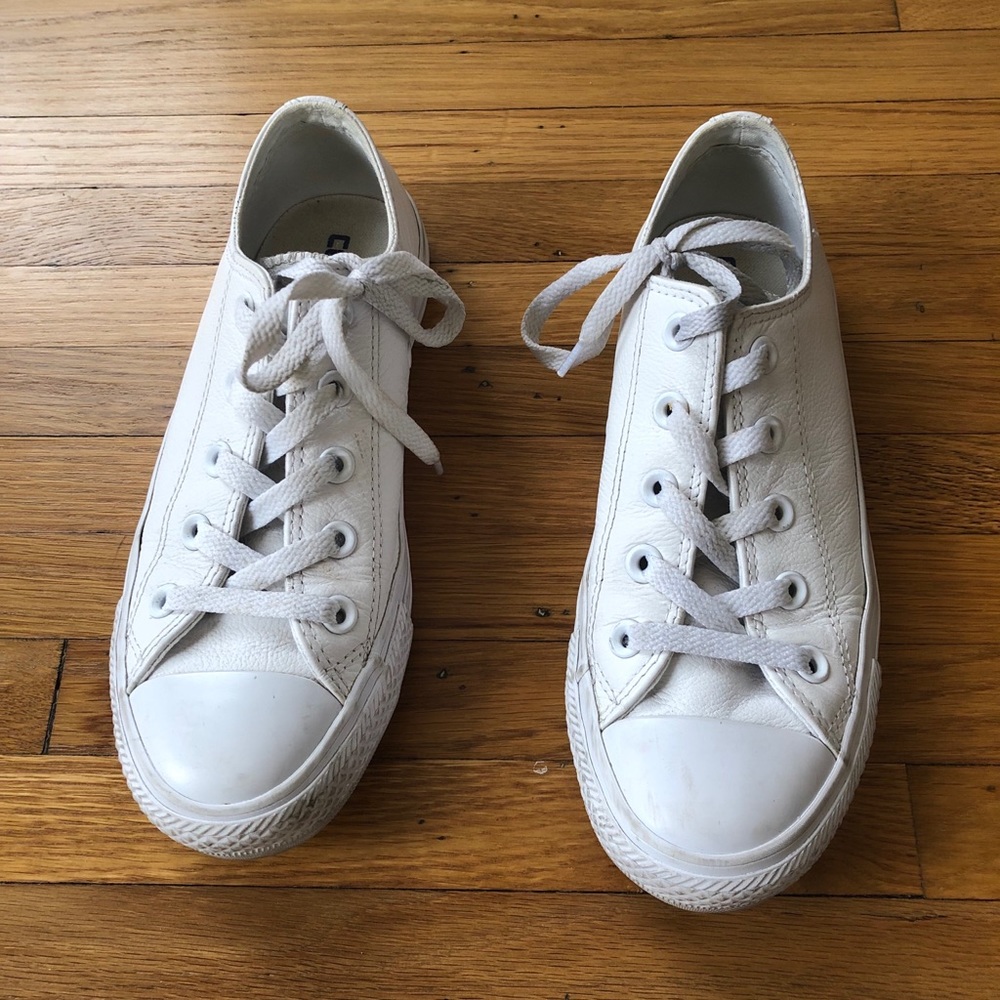 Chuck Taylor All Star Leather Ox - All White